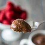 Chocolate Avocado Pudding Spoon