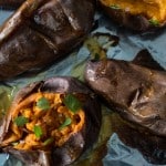 Slow Roasted Sticky Sweet Potatoes Top