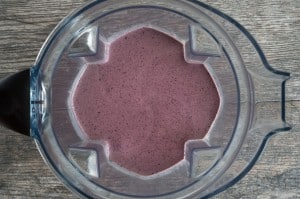 Blueberry Avocado Spinach Smoothie Blended