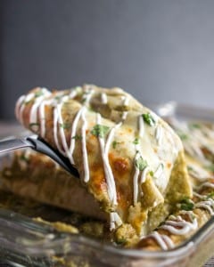 Chicken Spinach Enchiladas Spatula
