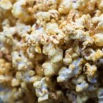 Sweet and Salty Curry Popcorn Close Up