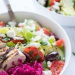 Mediterranean Salad Bowls Olive