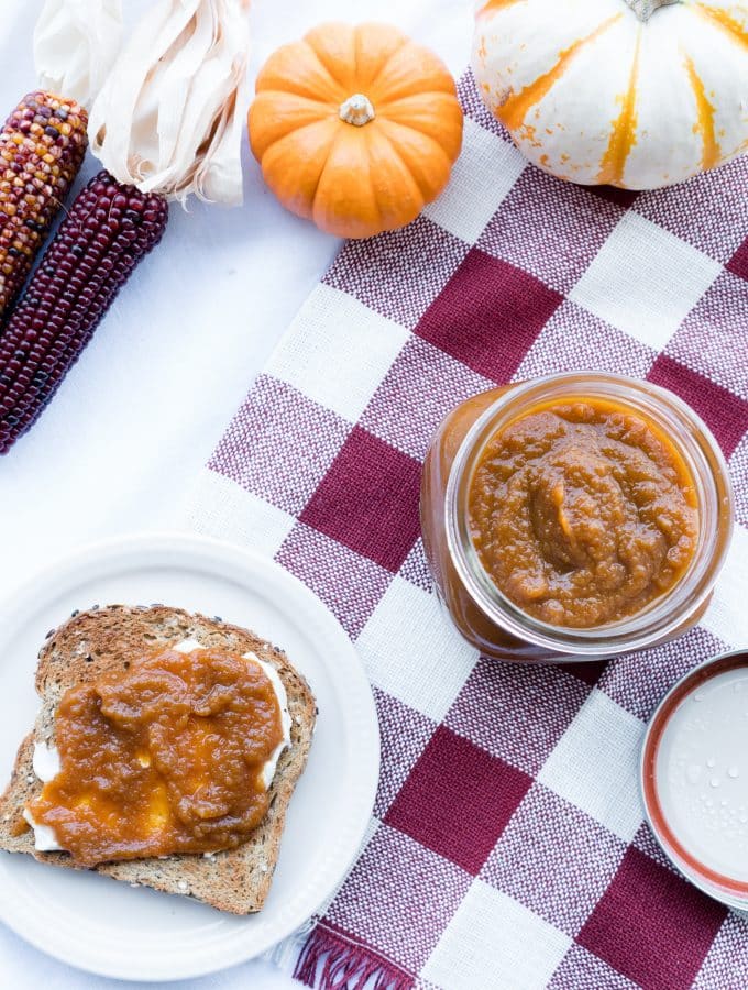 Apple Pumpkin Butter Toast