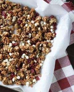 Cranberry Maple Trail Mix Clusters
