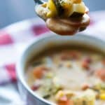 Creamy Vegetable Soup Spoon