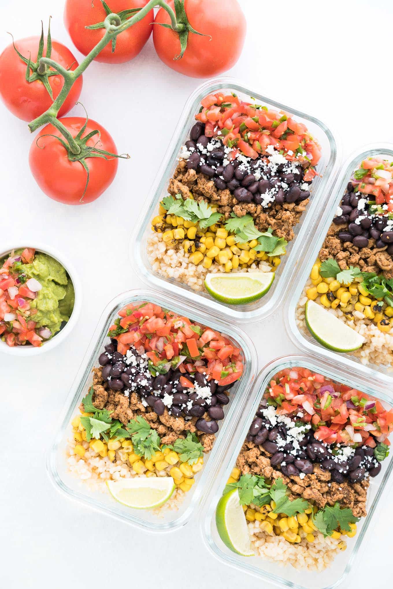 Meal Prep Burrito Bowls - Free Your Fork